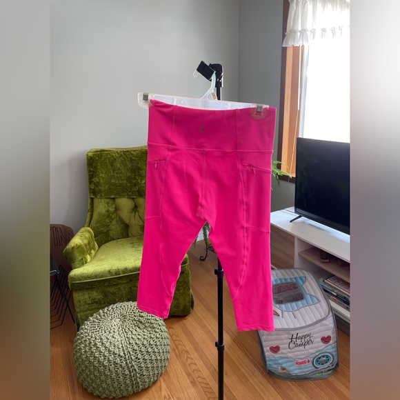 Hot Pink Zyia Leggings - Picture 2 of 3